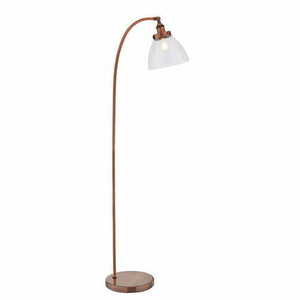 Golvlampa Endon Hansen koppar glas E27 152 cm 77862 small 0