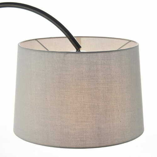 Kontrollera Golvlampa Carlson Endon grå stål tyg E27 163,5 cm 78163