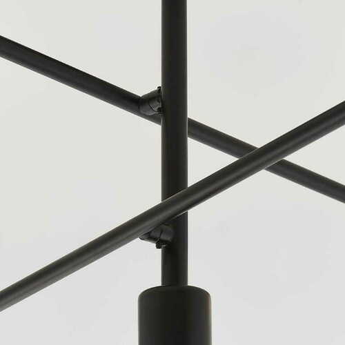 Kontrollera Taklampa Endon Studio svart 5-ljus E27 stål 53 cm 79502