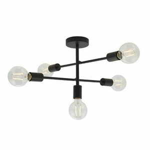 Taklampa Endon Studio svart 5-ljus E27 stål 53 cm 79502 small 4