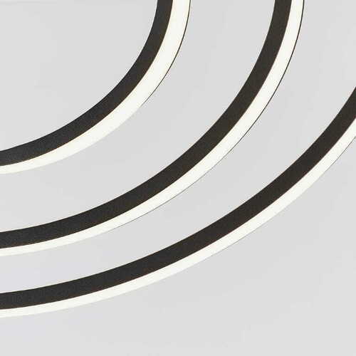 Kontrollera Taklampa Endon Avali 80682 Svart LED 3000K Plafond