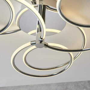 Taklampa Endon Eterne 81886 LED krom/vit 60 cm small 5
