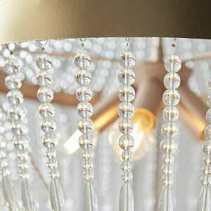 Pendant Light Endon Celine Gold Glass 5-Light E14 Diam.45cm small 4