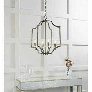 Pendellampa Endon Lainey mässing kristall 4-ljus E14 48 cm 81916 small 1