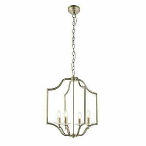 Pendellampa Endon Lainey mässing kristall 4-ljus E14 48 cm 81916 small 6