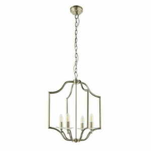 Pendellampa Endon Lainey mässing kristall 4-ljus E14 48 cm 81916 small 7