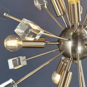 Pendant Light Endon Miro 9-Lights Nickel Crystal small 4