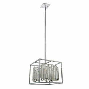 Pendellampa Endon Acadia 4L Krom Kristall E14 81930 small 9