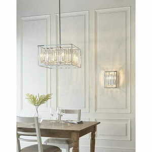 Pendellampa Endon Acadia krom kristall 6-ljus E14 53 cm 81931 small 2