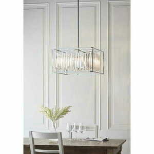 Pendellampa Endon Acadia krom kristall 6-ljus E14 53 cm 81931 small 5