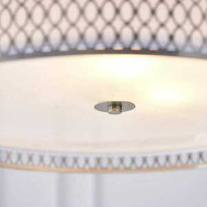 Pendellampa Endon Cordero 3-ljus nickel/vit E27 56 cm 81969 small 5