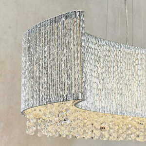 Taklampa Endon Galina Krom Kristall 8xG9 112 cm 81979 small 2