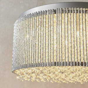 Pendellampa Endon Galina 12 ljus krom/kristall 51 cm 81981 small 5