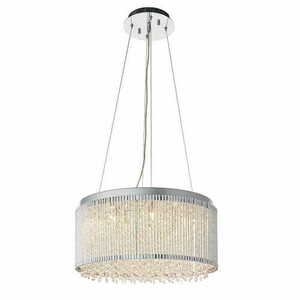 Pendellampa Endon Galina 12 ljus krom/kristall 51 cm 81981 small 0