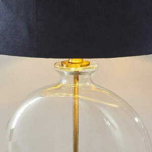 Stående lampa Endon Gideon svart/guld, mässing, E27, 59,5 cm small 6