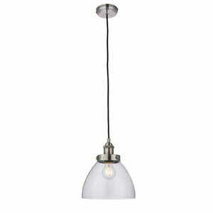 Pendellampa Endon Hansen silver glas E27 22,5 cm 91738 small 1