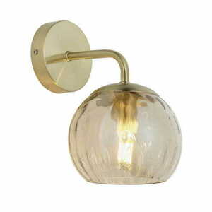 Vägglampa Endon Dimple mässing glas E14 91970 small 2