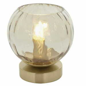 Stående lampa Endon Dimple mässing glas E14 91973 small 2