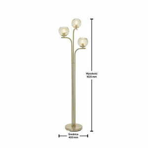 Golvlampa Endon Dimple 3-ljus mässing 162 cm 91974 small 1