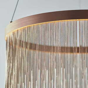 Pendellampa Endon Zelma koppar LED 45 cm 92178 small 4