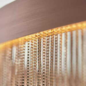 Pendellampa Endon Zelma koppar LED 45 cm 92178 small 5