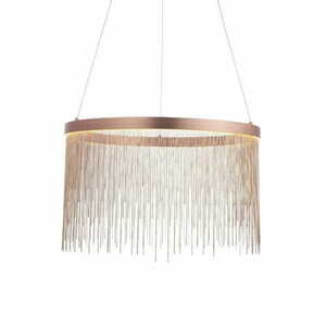 Pendellampa Endon Zelma koppar LED 45 cm 92178 small 0