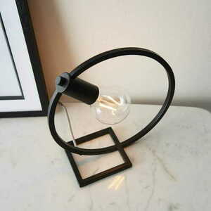 Stående lampa Endon Form Cirkel svart stål 92222 small 3