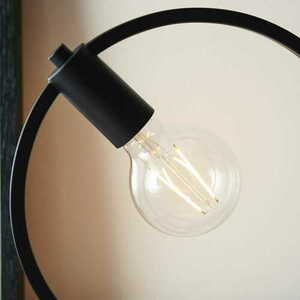Stående lampa Endon Form Cirkel svart stål 92222 small 4