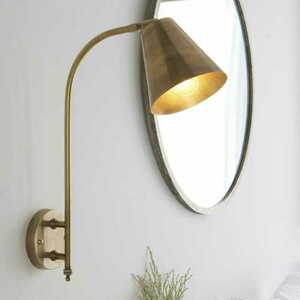 Vägglampa Endon Radha mässing E27 49 cm 93144 small 1