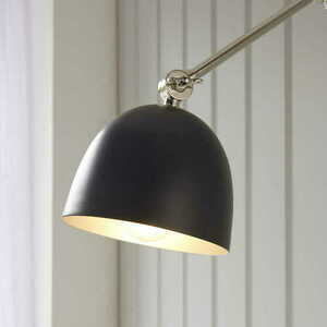 Vägglampa Endon Lehal Nickel/Svart E27 Dimbart LED 93431 small 5