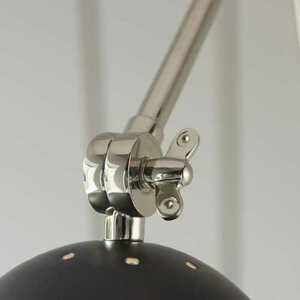 Vägglampa Endon Lehal Nickel/Svart E27 Dimbart LED 93431 small 6
