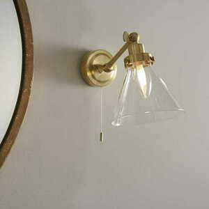 Endon Faraday Vägglampa Guld Transparent G9 IP44 93854 small 1
