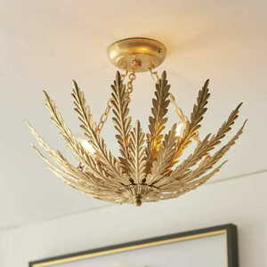 Taklampa Endon Delphine guld 3-ljus E14 95039 small 3