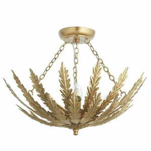 Taklampa Endon Delphine guld 3-ljus E14 95039 small 5