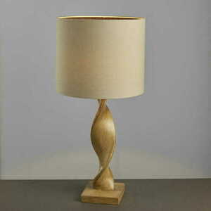 Stående lampa Endon Abia brun beige tyg 68 cm E27 95455 small 2