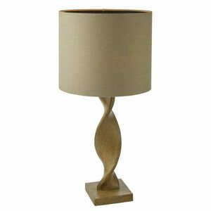 Stående lampa Endon Abia brun beige tyg 68 cm E27 95455 small 0