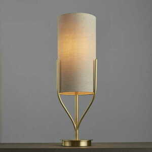 Stående lampa Endon Fraser beige mässing E27 60 cm small 3