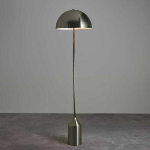 Kontrollera Golvlampa Nova Endon Nickel E27 152,5 cm Silver