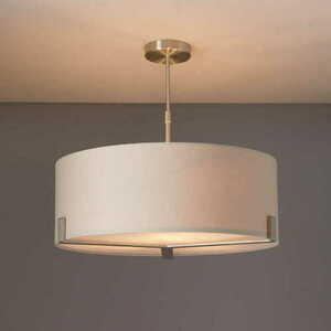 Pendellampa Endon Hayfield 3-ljus skiffergrå/beige E27 56,6 cm 95834 small 1