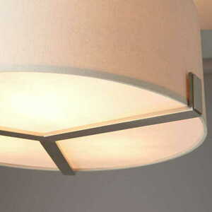 Pendellampa Endon Hayfield 3-ljus skiffergrå/beige E27 56,6 cm 95834 small 2