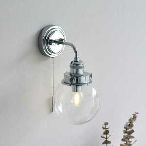 Vägglampa Endon Cheswick Krom Glas IP44 E14 96129 small 1