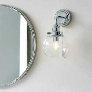 Vägglampa Endon Cheswick Krom Glas IP44 E14 96129 small 3