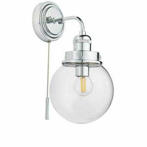 Vägglampa Endon Cheswick Krom Glas IP44 E14 96129 small 5