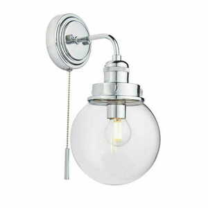 Vägglampa Endon Cheswick Krom Glas IP44 E14 96129 small 0