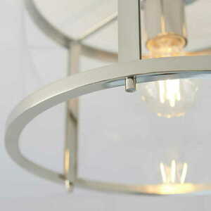 Taklampa Endon Hopton Nickel Glas 31 cm 96150 small 6