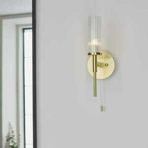 Vägglampa Endon Talo mässing IP44 G9 96163 small 1