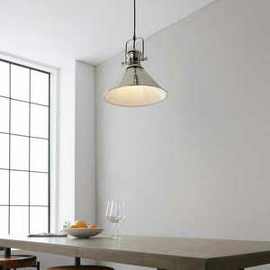 Pendellampa Endon Brampton nickel stål E27 96178 small 4