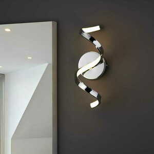 Vägglampa Endon Astral LED krom vit IP44 96433 small 1