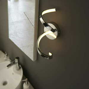Vägglampa Endon Astral LED krom vit IP44 96433 small 6