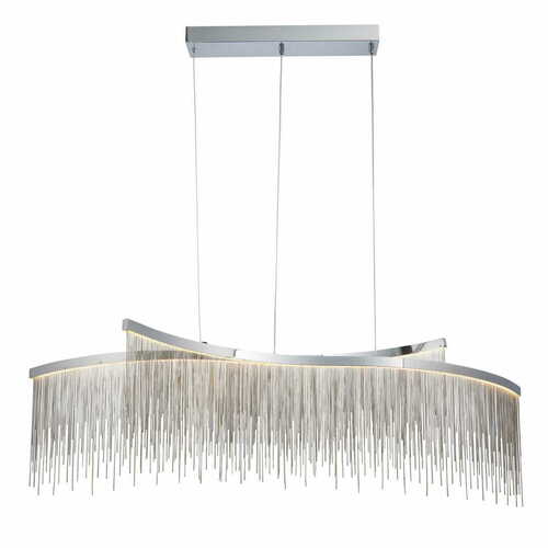Kontrollera Pendellampa Endon Orphelia 97219 Krom Silver LED 2-ljus 3000K